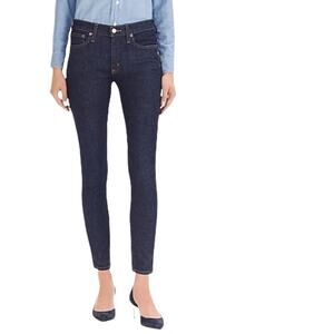 J. Crew Toothpick Classic Ankle Jeans H0189 Dark Wash Skinny Style 2 Staple